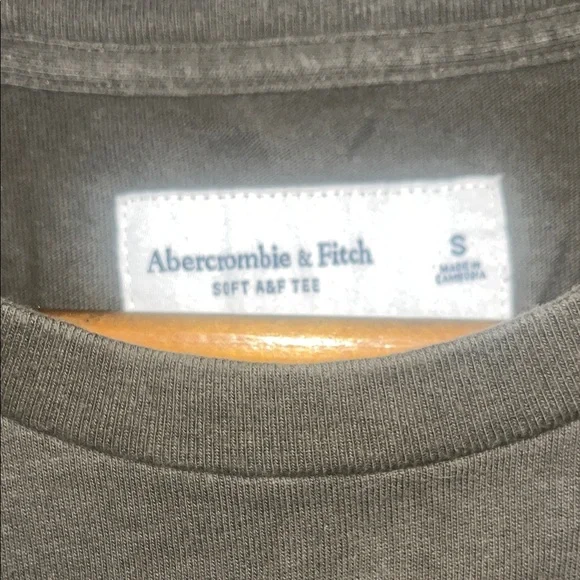 Abercrombie & Fitch Men’s Size Small Green NYC Soft Tee 100% Cotton - Picture 3 of 7